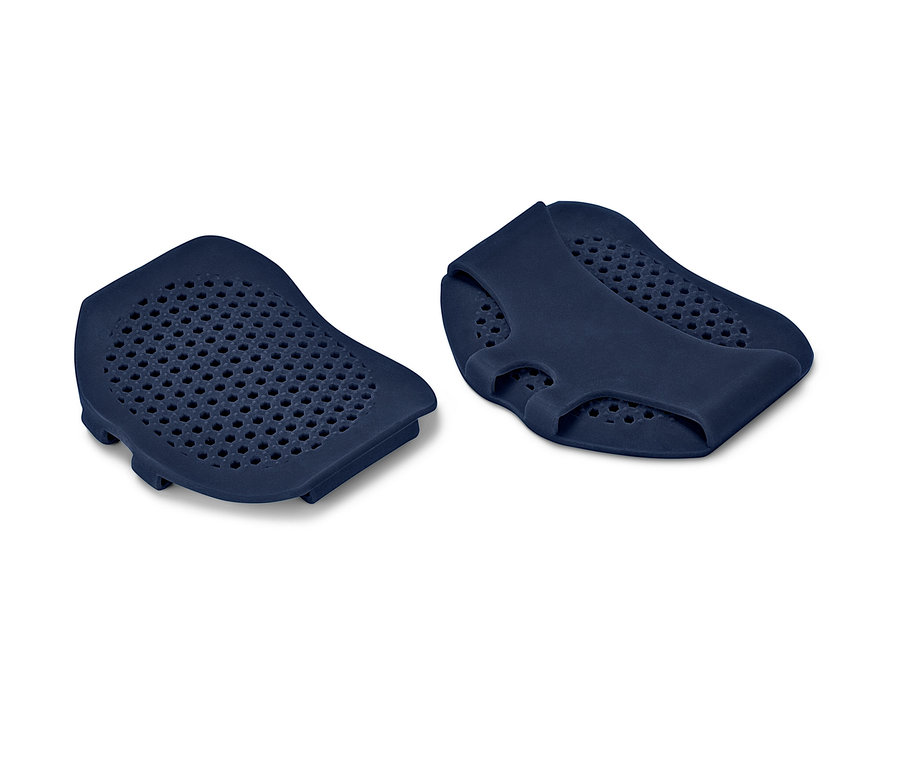 Két kék 2 talppárna-védő.