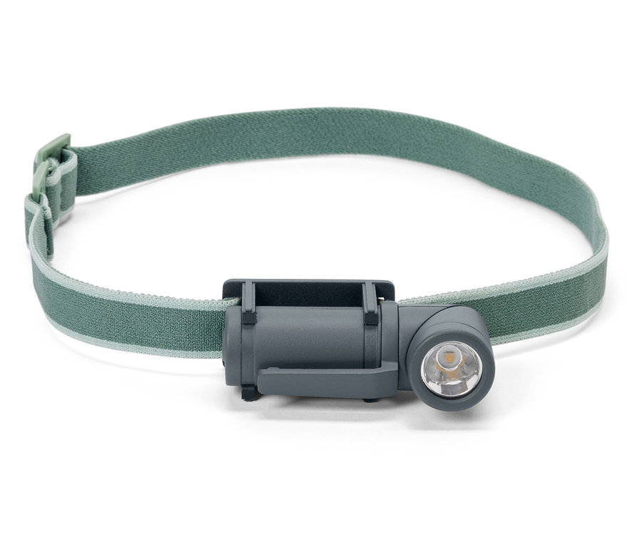 2 az 1-ben LED-es multifunkciós lámpa olívazöld fejpánttal.