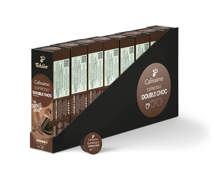 Egy csomag Cafissimo Flavoured Espresso – Double Choc kapszula.