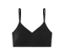 Fekete SCHIESSER láthatatlan betétes bustier melltartó.