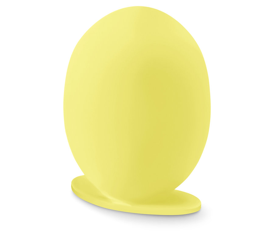 Sárga lámpa fehér háttérrel.