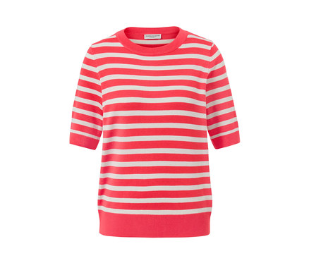 Finomkötésű csíkos pulóver