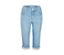 Világoskék Angels farmer »Capri Turn-Up«, slim fit.