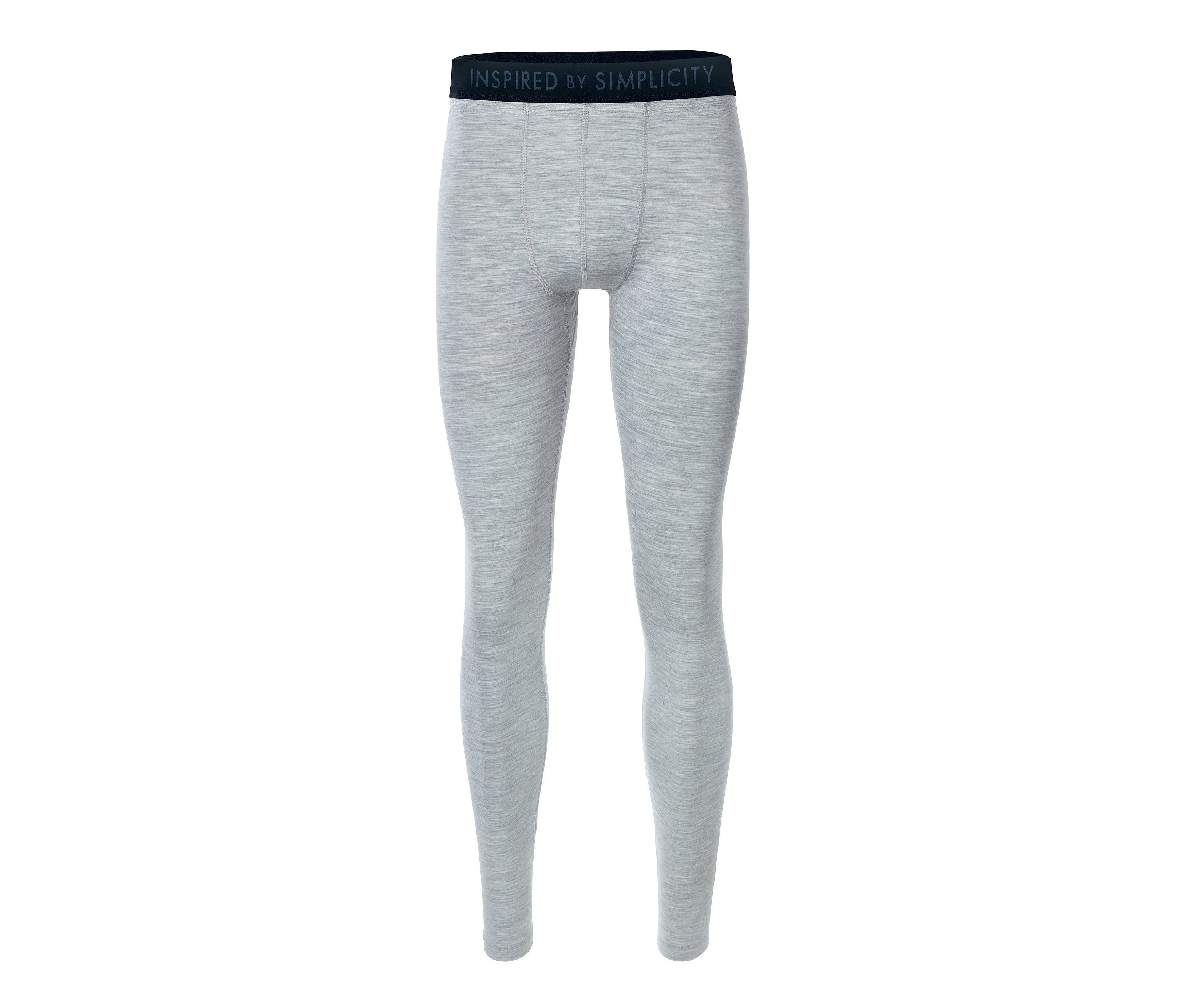 Férfi funkcionális jégeralsó, merinó, szürke.