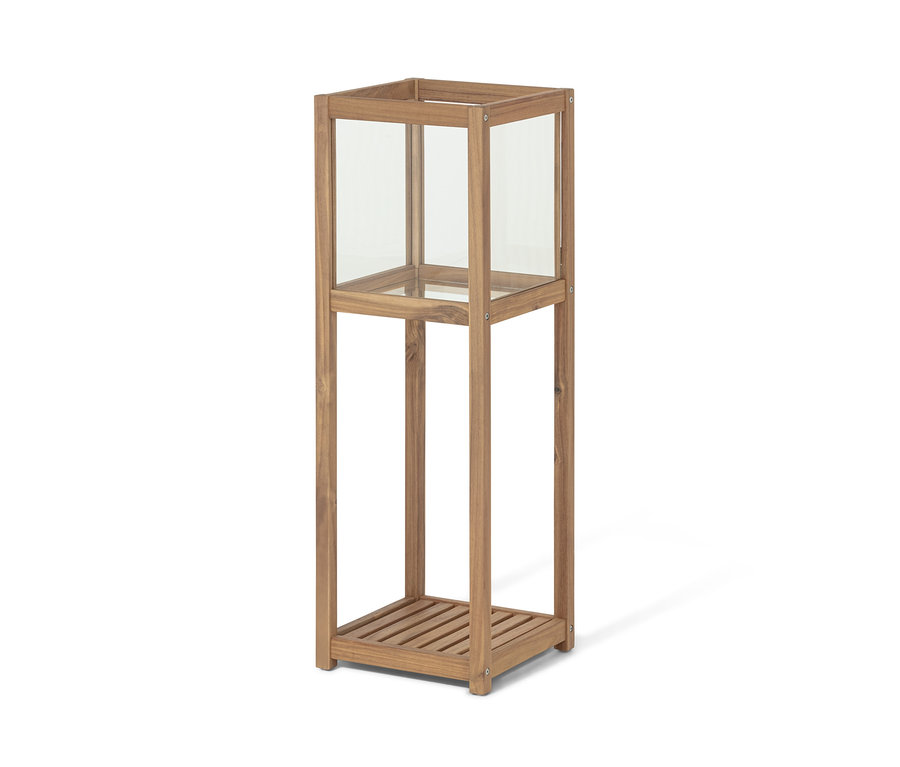 Dekoratív polcos viharlámpa.