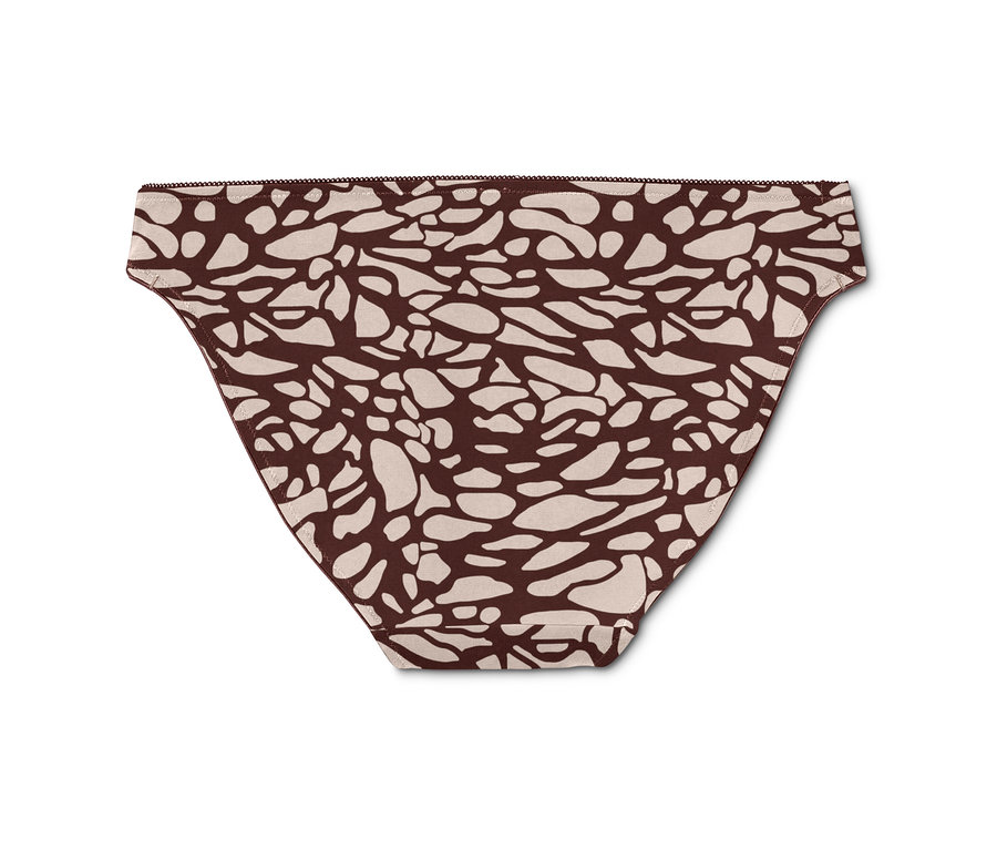 Egy alsó az 5 darabos szettből, absztrakt mintával.