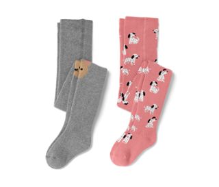 1x melírozott szürke, kutyás jacquard motívummal, 1x sötét rózsaszín, színes, kutyás jacquard motívummal