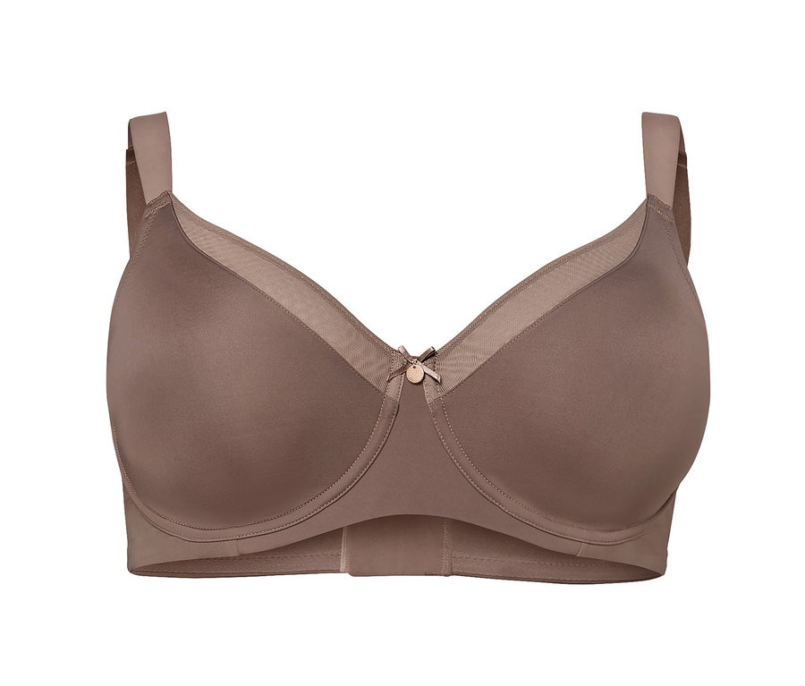 Mogyoró színű kicsinyítő melltartó.