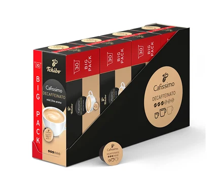 Cafissimo Decaffeinato kávékapszula csomag.