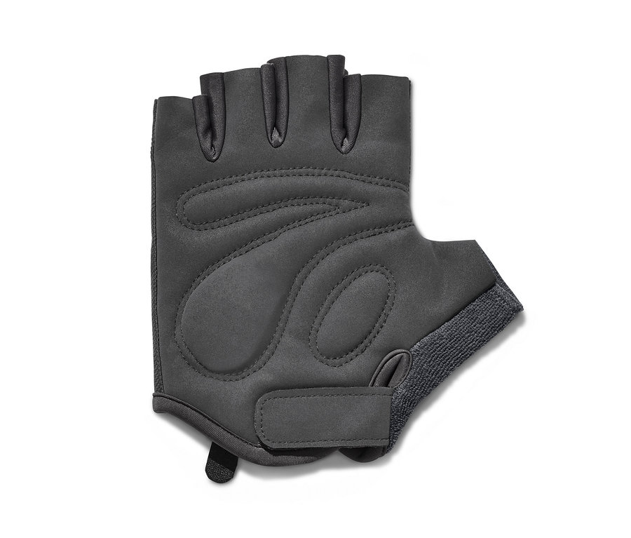 Egyetlen fekete kerékpáros kesztyű.