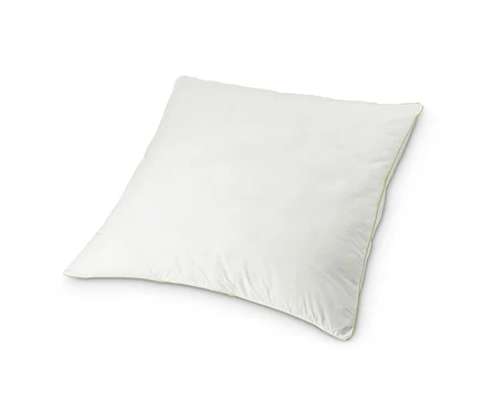 Egy fehér irisette® greenline tollpárna, kb. 80 x 80 cm.