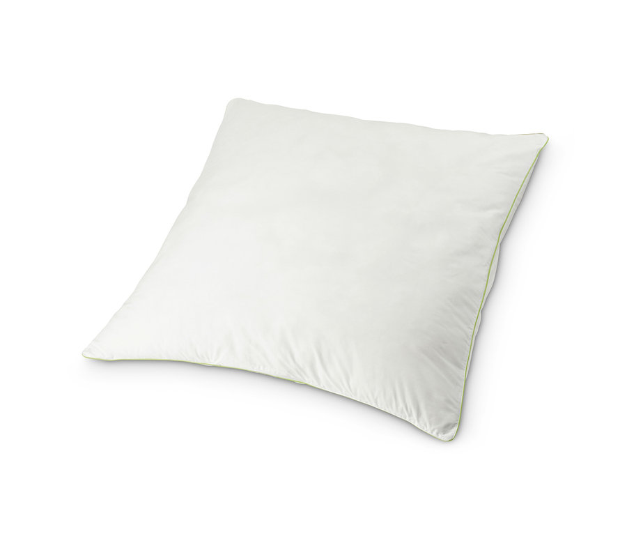 Egy fehér irisette® greenline tollpárna, kb. 80 x 80 cm.