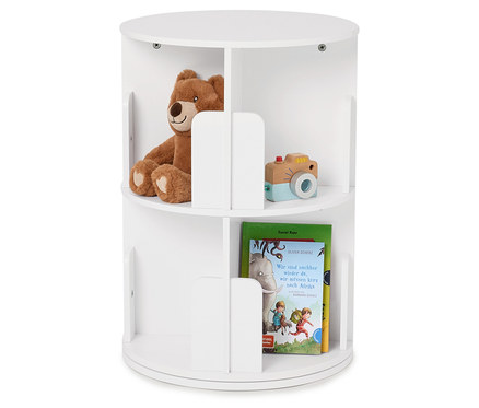 2 szintes forgatható könyvespolc