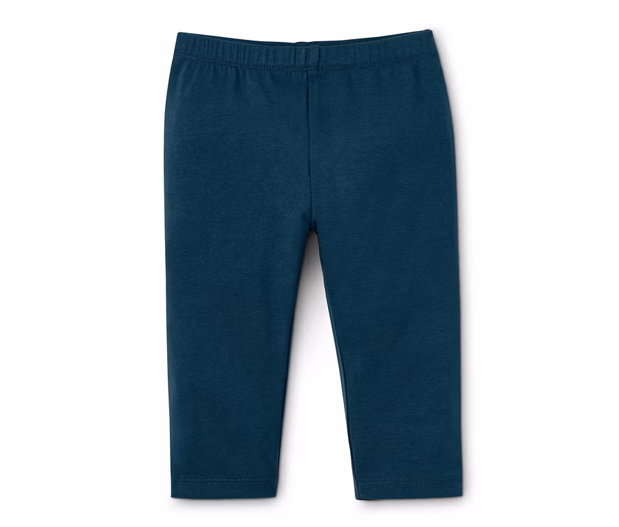 Kék bio pamut leggings.