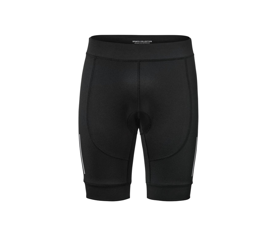 Fekete kerékpáros nadrág.