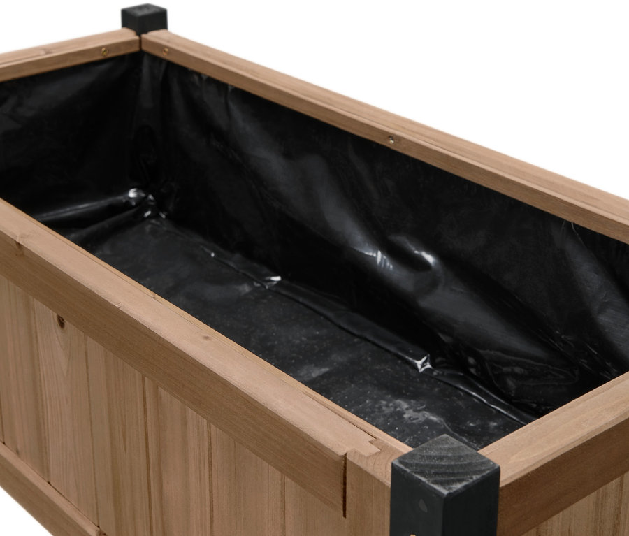 Közelkép a Növénytartó állvány, Elin termékről, fekete belső béléssel.