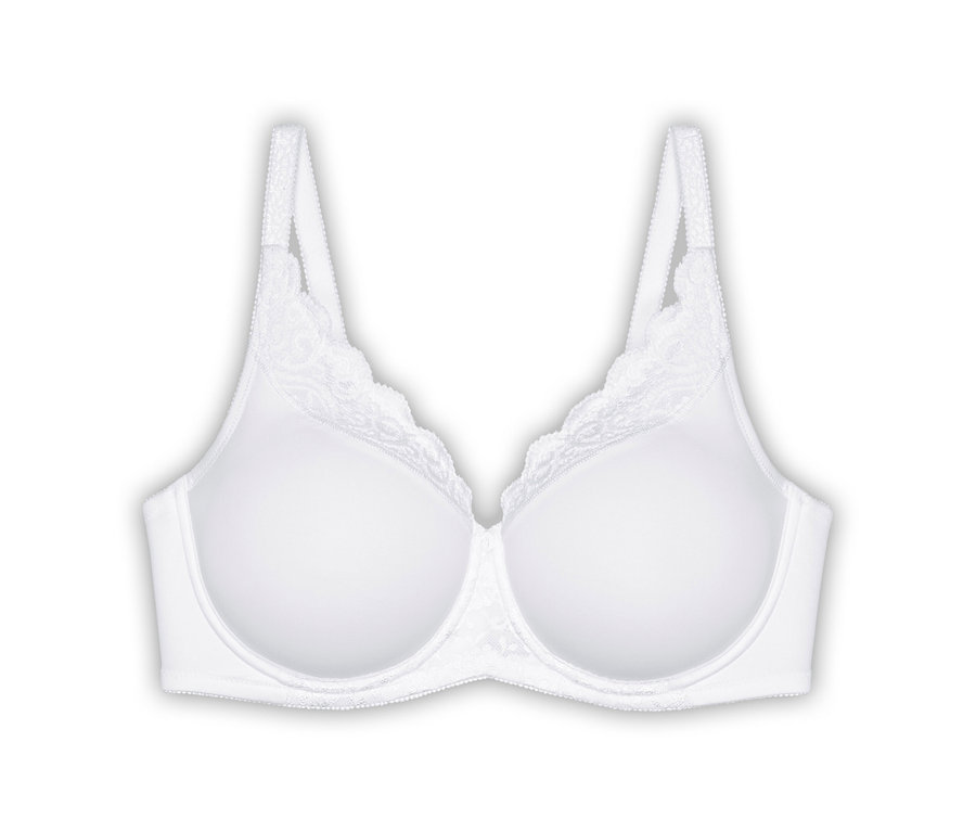 Csipkés, fehér Triumph Amourette kicsinyítő melltartó.