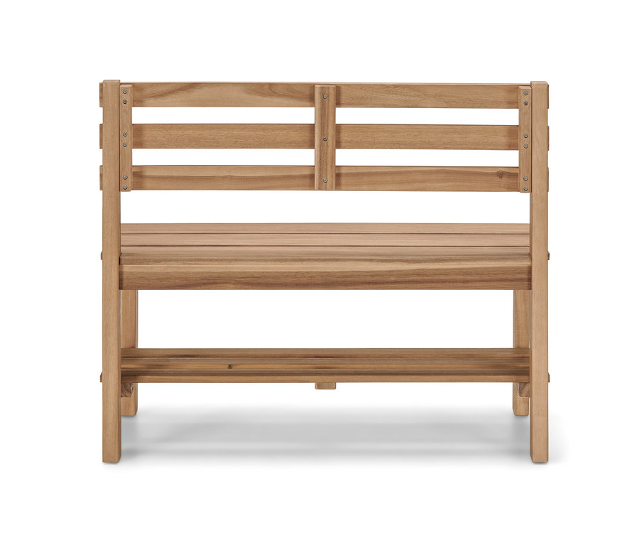 Elölnézet a »Lenja« kis pad alsó polccal.