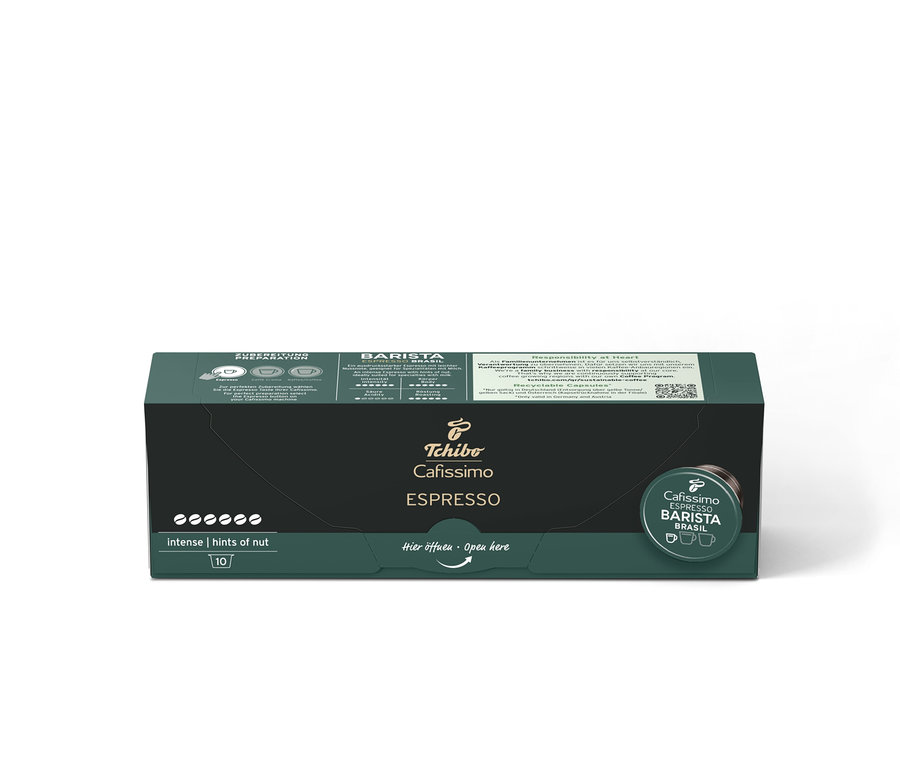 Cafissimo Barista Espresso Brasil kapszulák csomagolása.