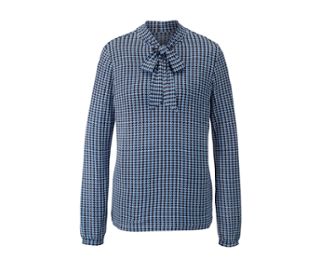 Fehér alapon világoskék-sötétkék nyomott mintás