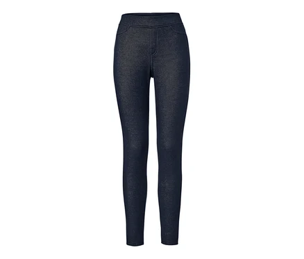 Női bélelt farmerhatású leggings.