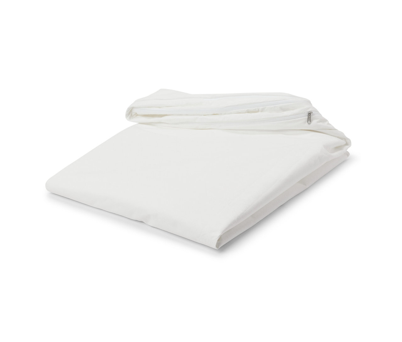 Egy összehajtott, fehér atka elleni matrachuzat.