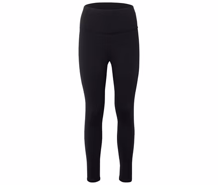 Fekete, magas derekú leggings.