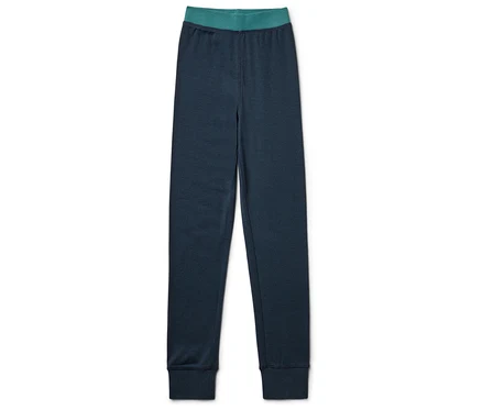 Tengerészkék leggings türkizkék derékpánttal.