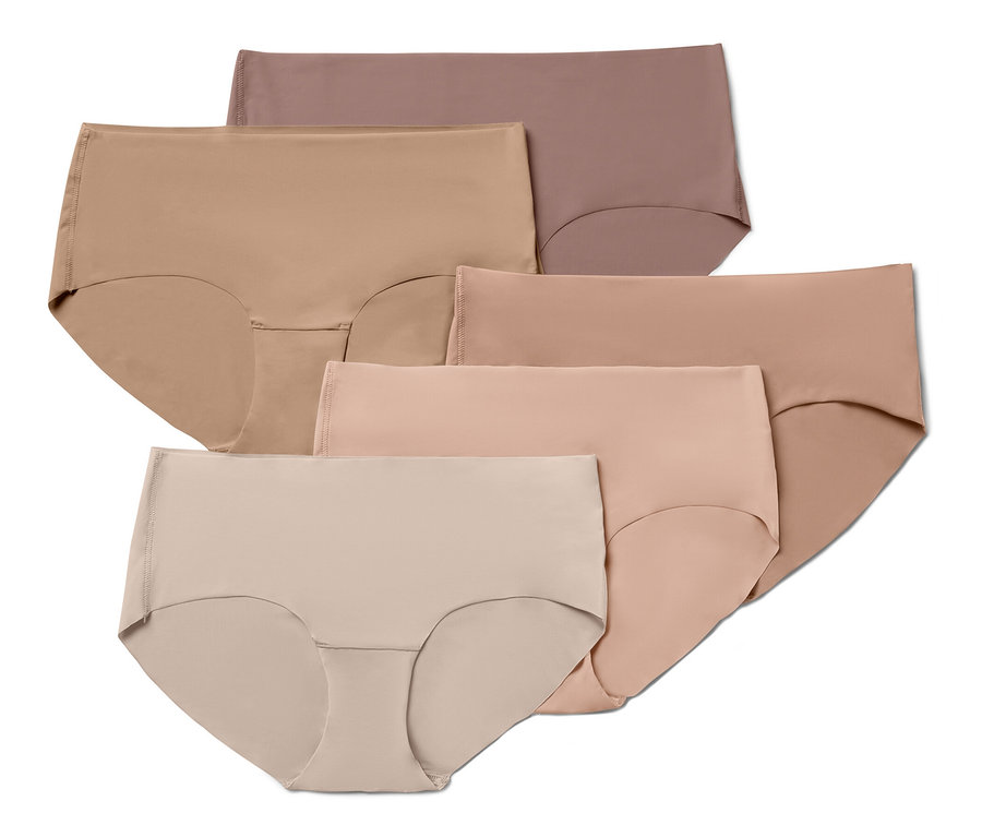 Öt bézs színű Magic Cut alsó.