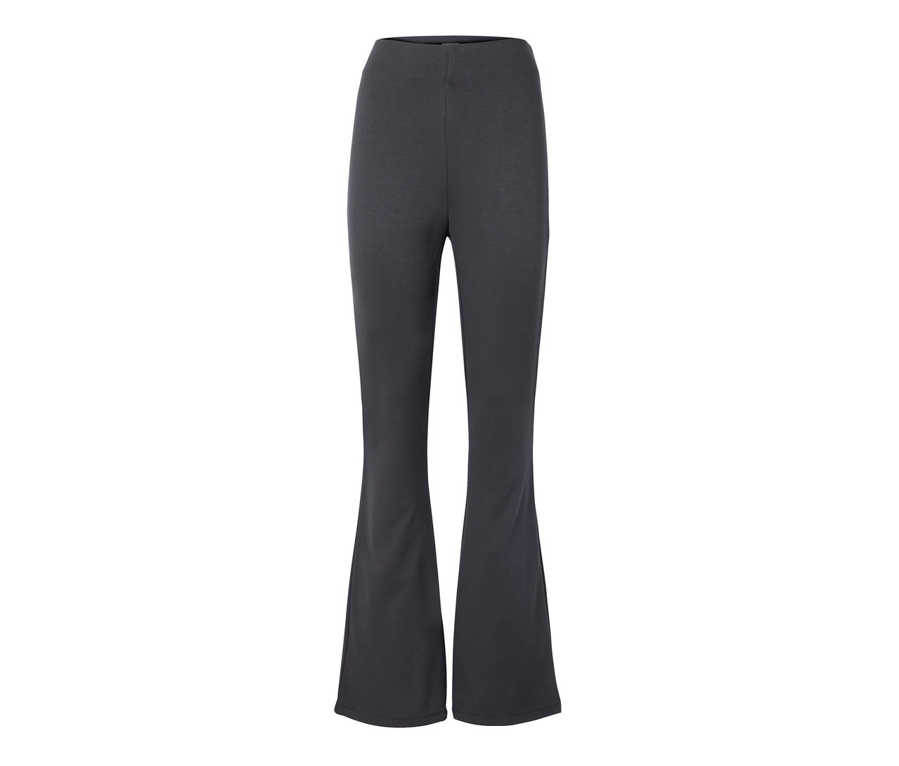 Női bőszárú leggings sötétkék színben, fehér alapon.