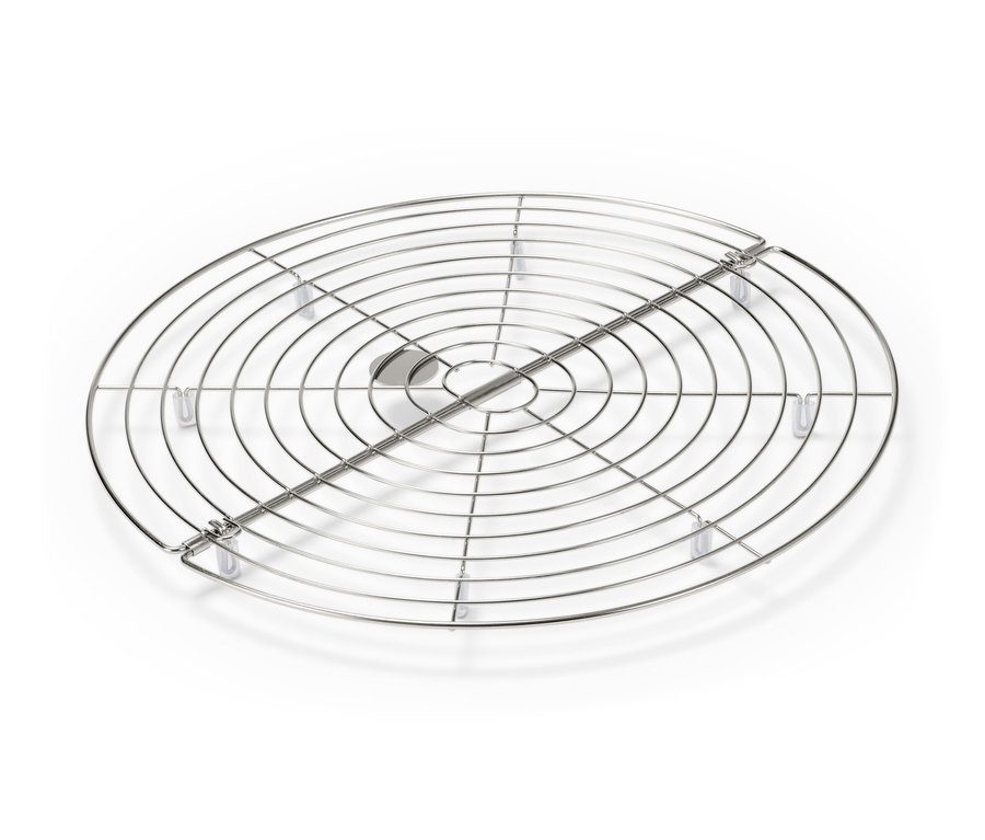 Egy összecsukható hűtőrács fehér háttérrel.