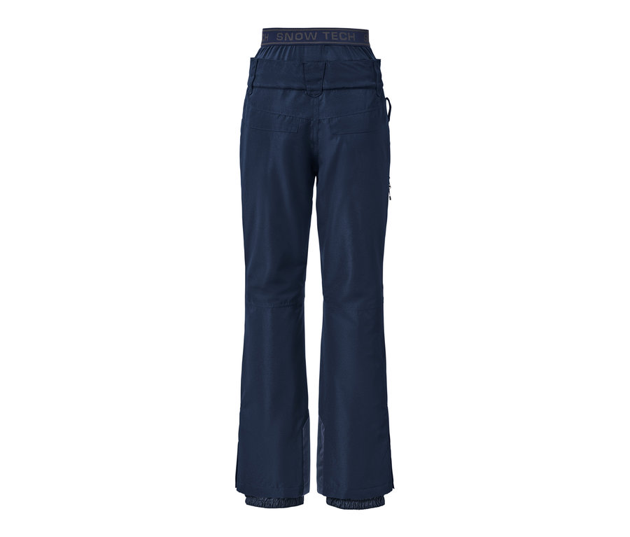 Kék sí- és snowboard nadrág.