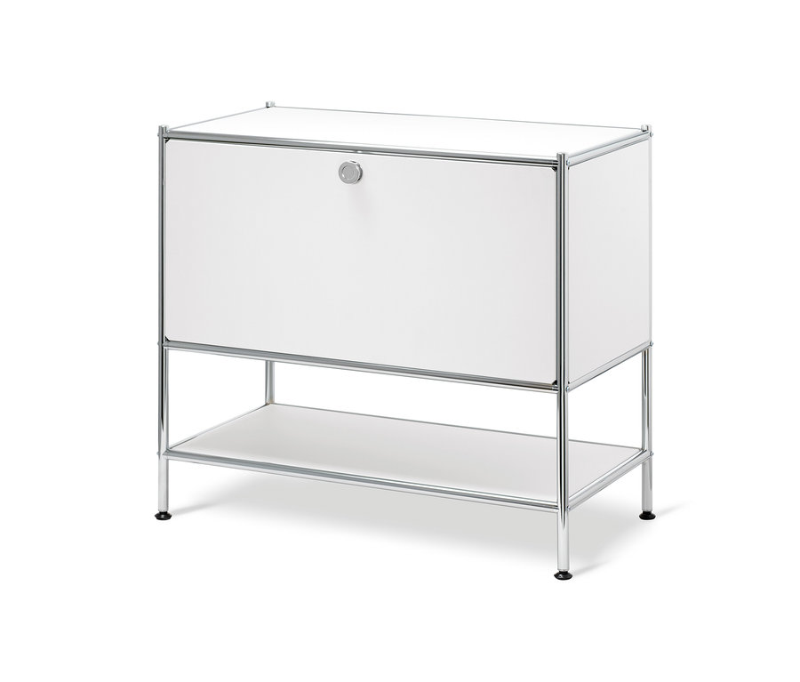 Fehér »CN3« komód, 1 ajtós.