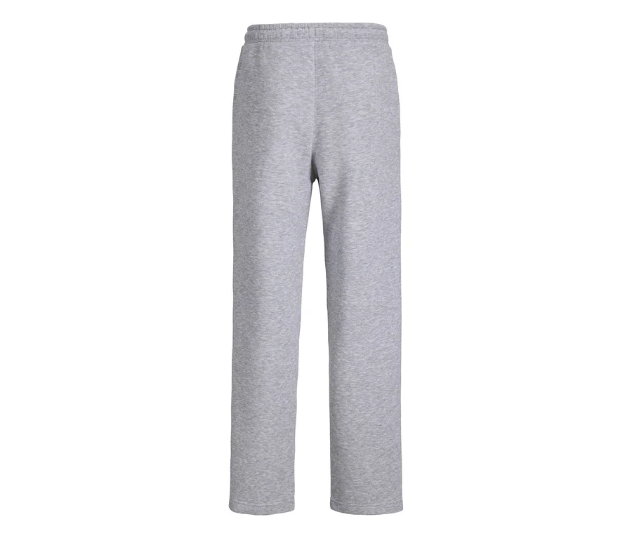 Szürke Jack&Jones Bradley szabadidőnadrág, gumis derékkal és egyenes szárral.