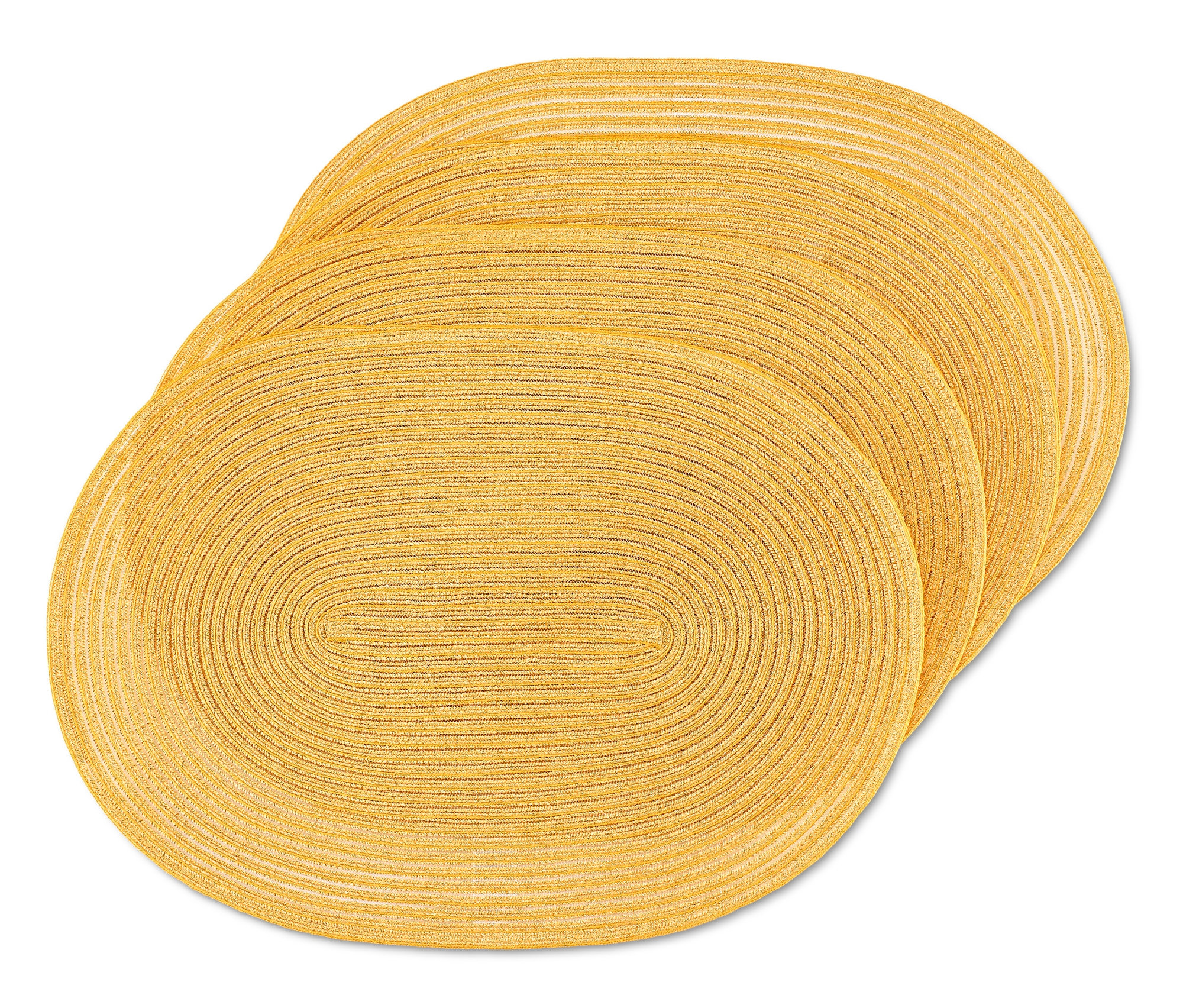 Négy ovális tányéralátét.