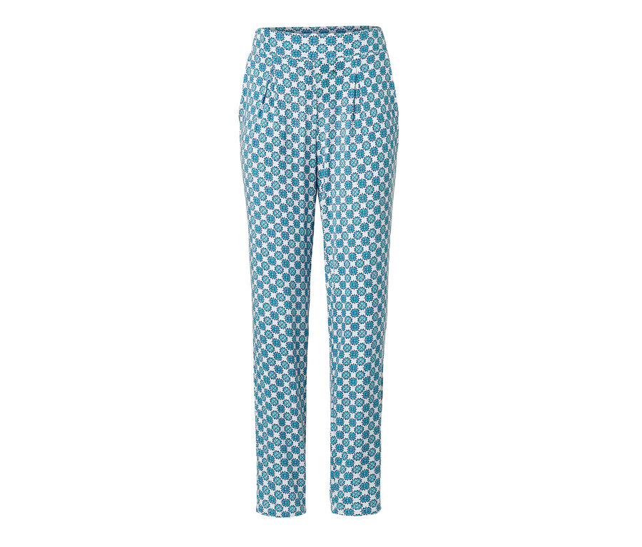 Mintás női jerseynadrág.