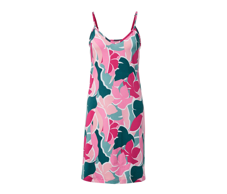 Virágmintás pántos hálóing.