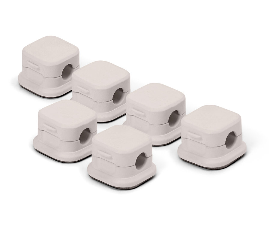 Hat fehér kábelvédő.