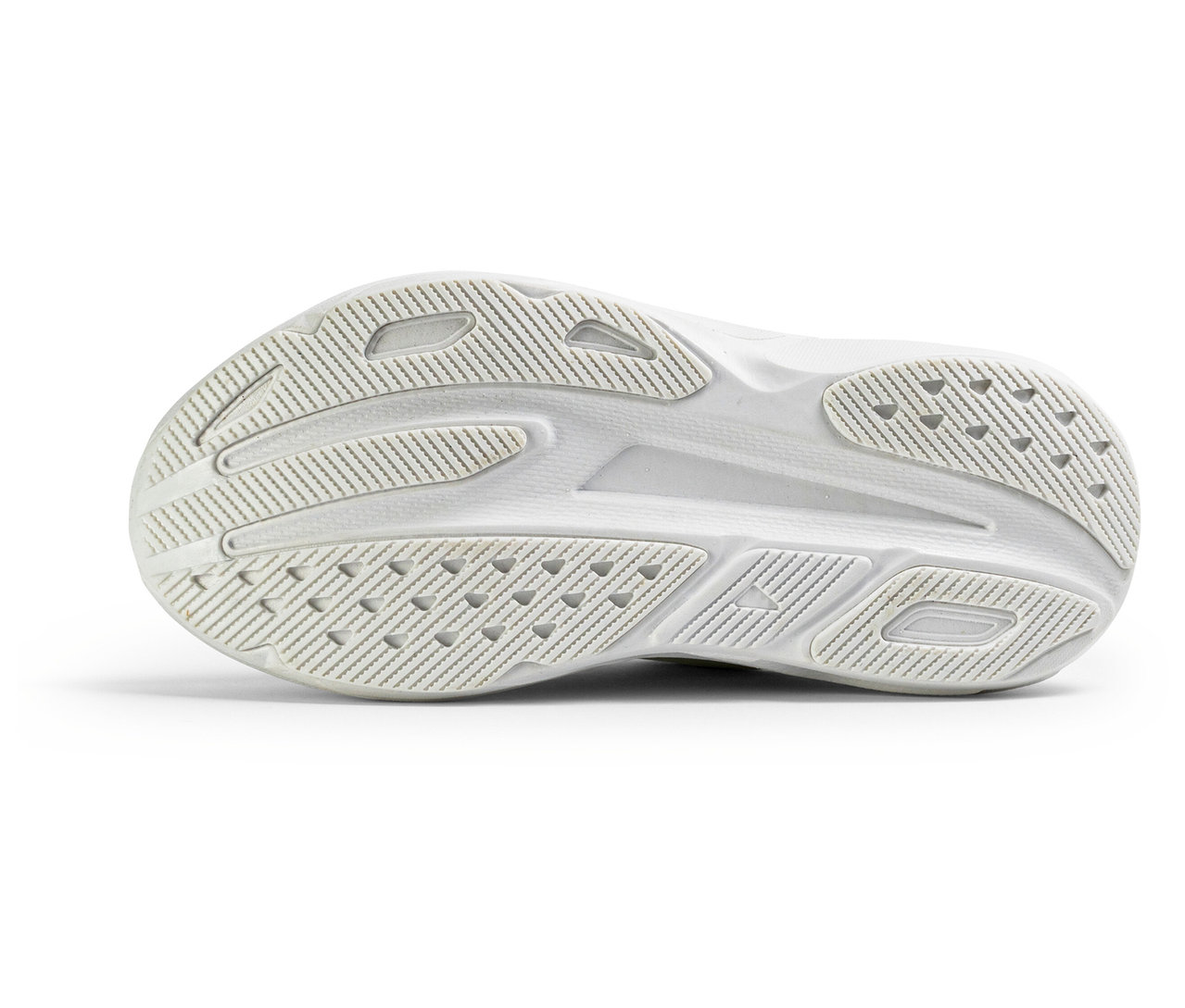 Egy fehér FILA Retron női sneaker cipő talpa.