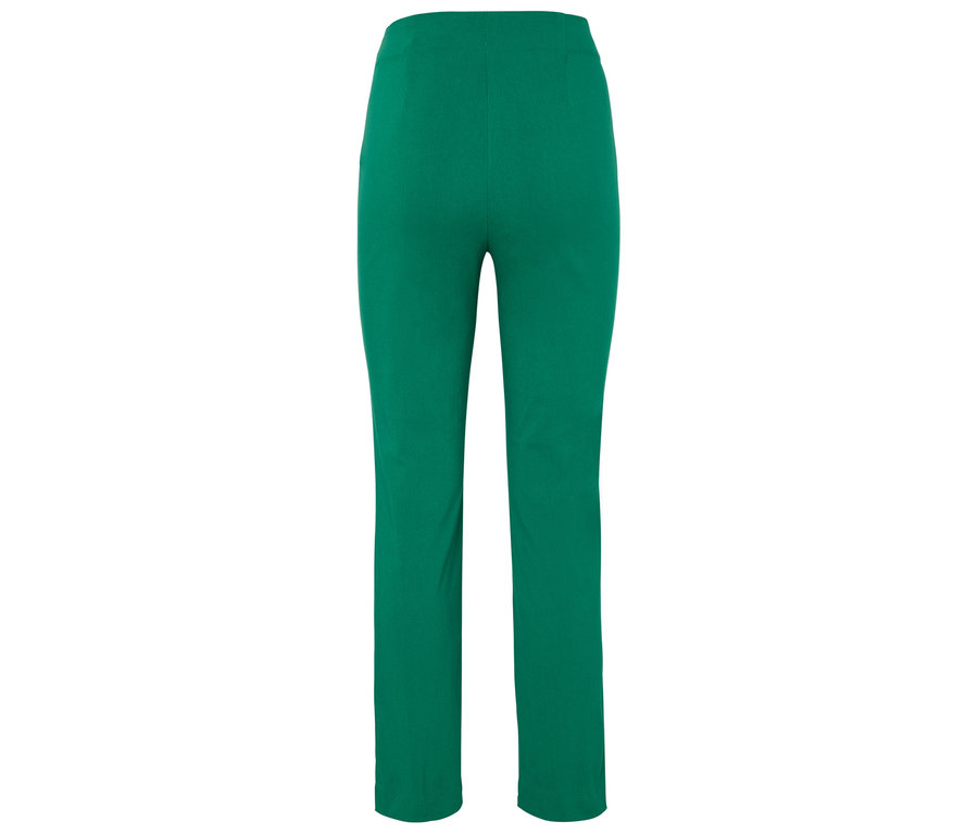 Zöld nadrág hátulnézete.