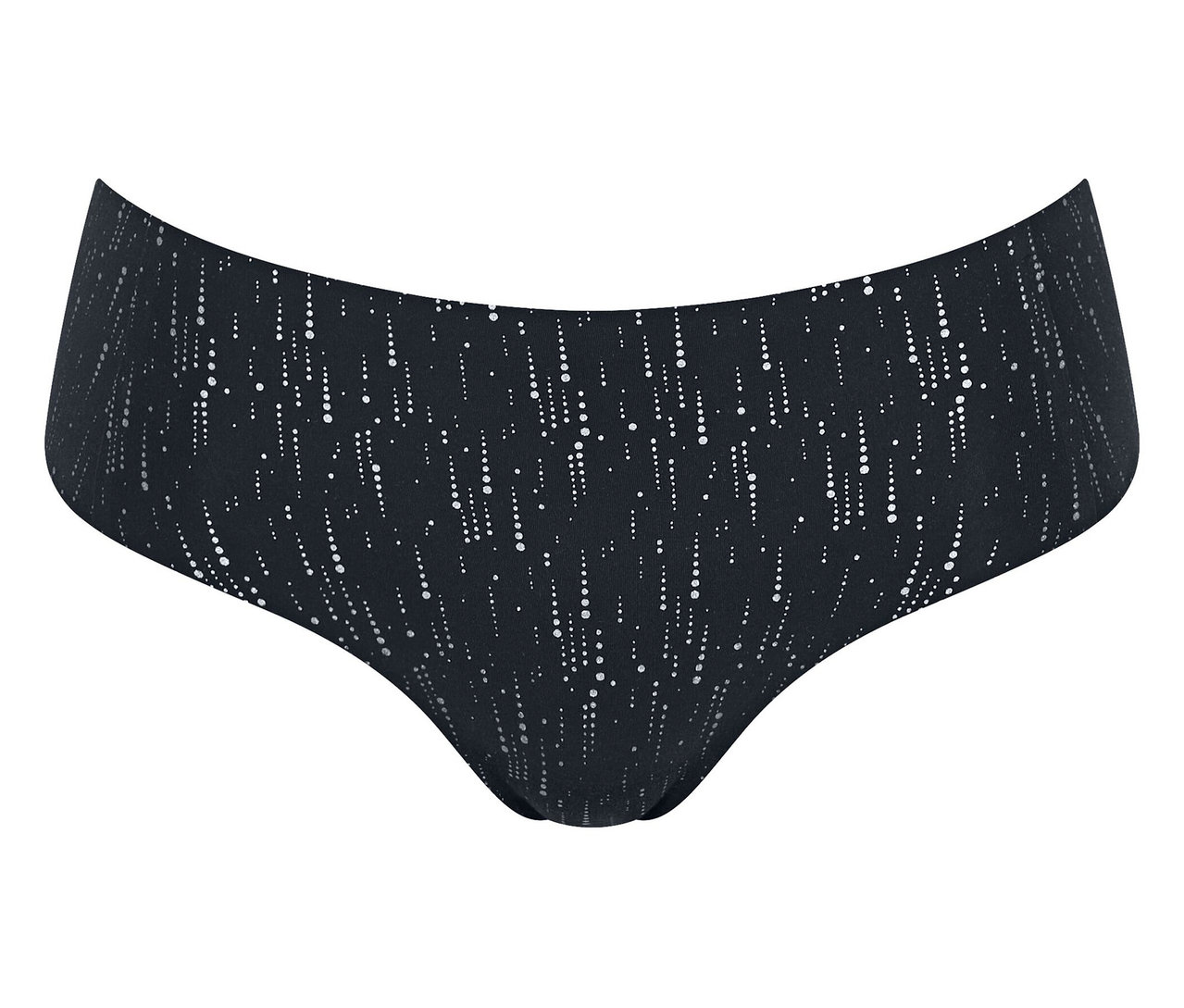Fekete, pöttyös Sloggi ZERO Feel 2.0 Festive hipster alsó.