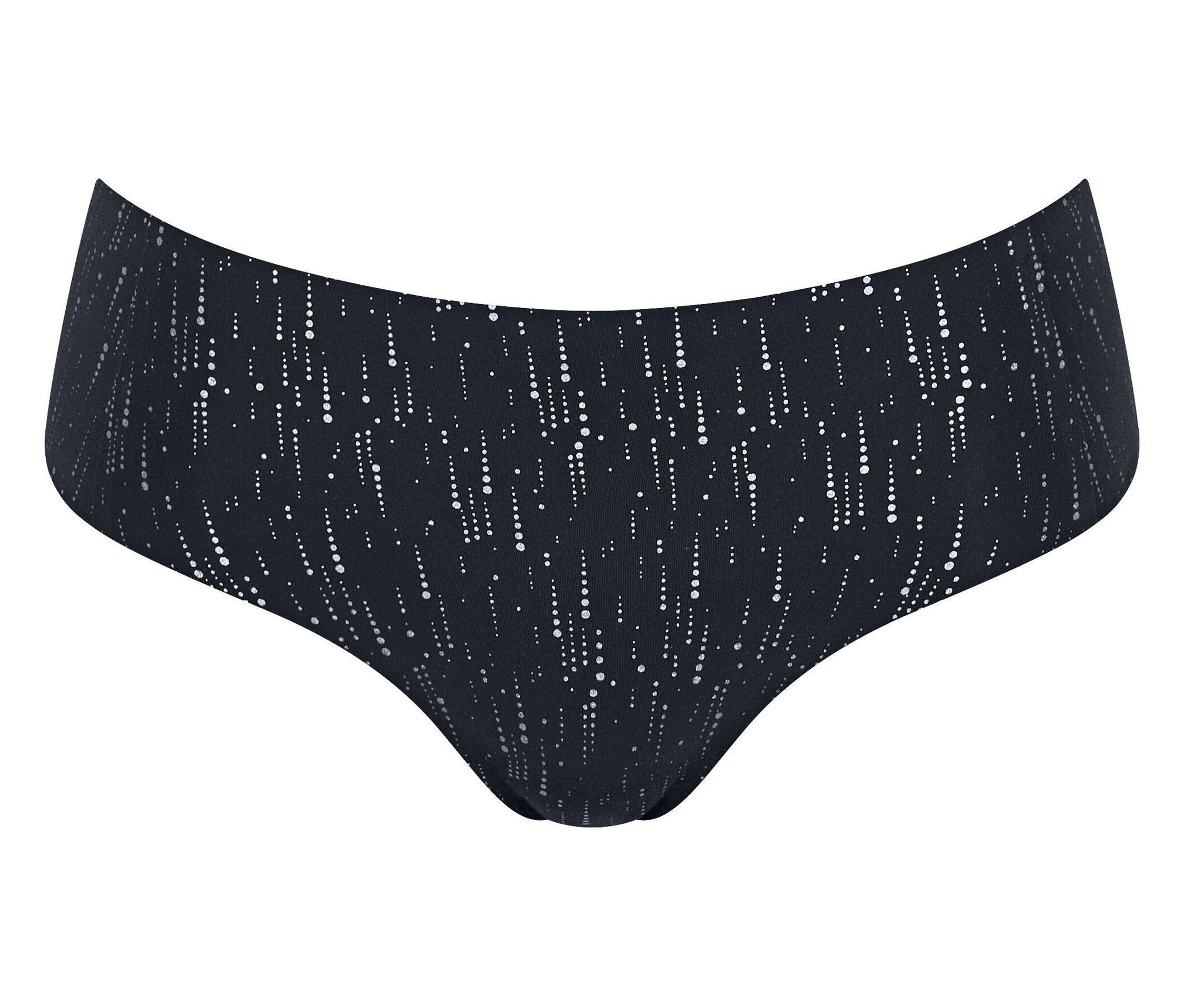 Fekete, pöttyös Sloggi ZERO Feel 2.0 Festive hipster alsó.