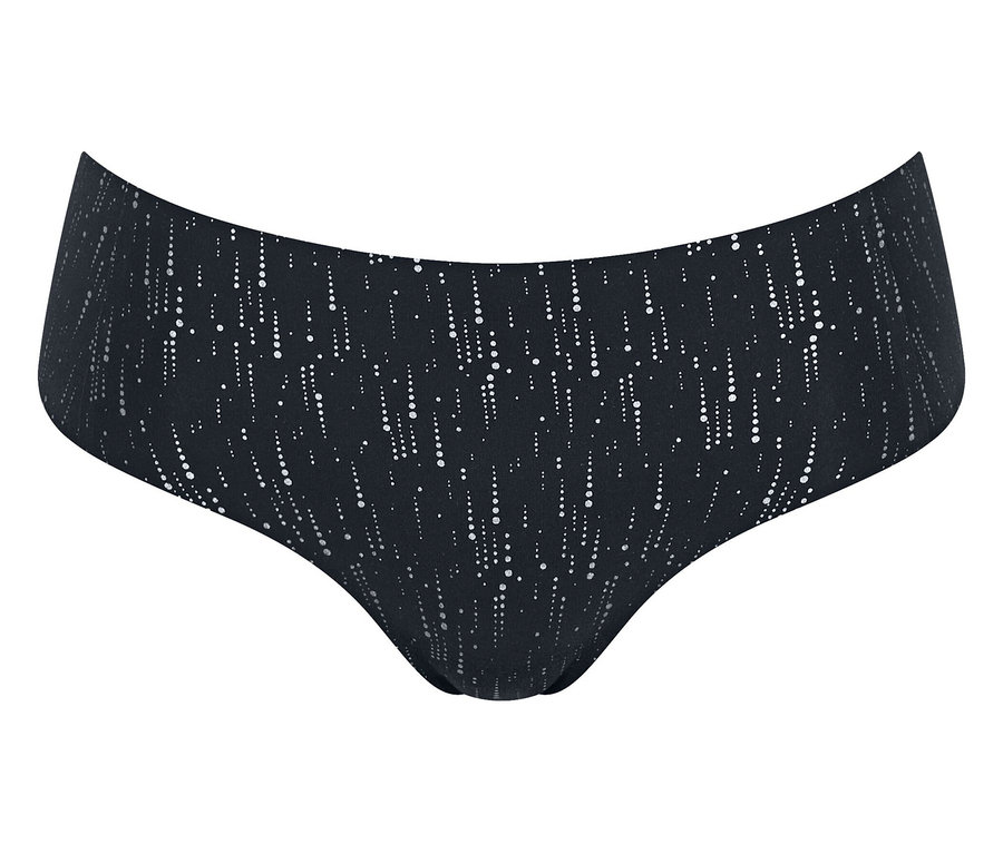 Fekete, pöttyös Sloggi ZERO Feel 2.0 Festive hipster alsó.