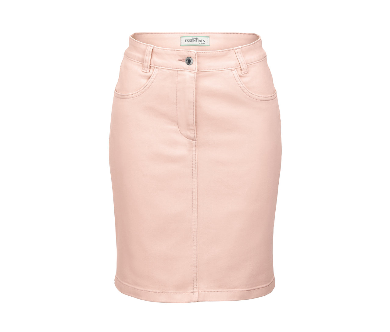 Rózsaszín farmer szoknya.