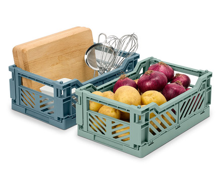 2 összecsukható tárolóláda