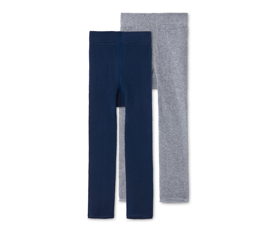 Két kötött leggings.