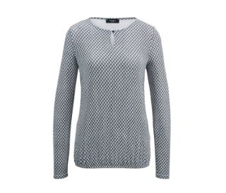 Fekete-fehér, nyomott mintával