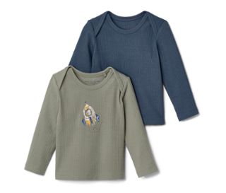 1x középkék, 1x khaki rányomott rakéta-mintával