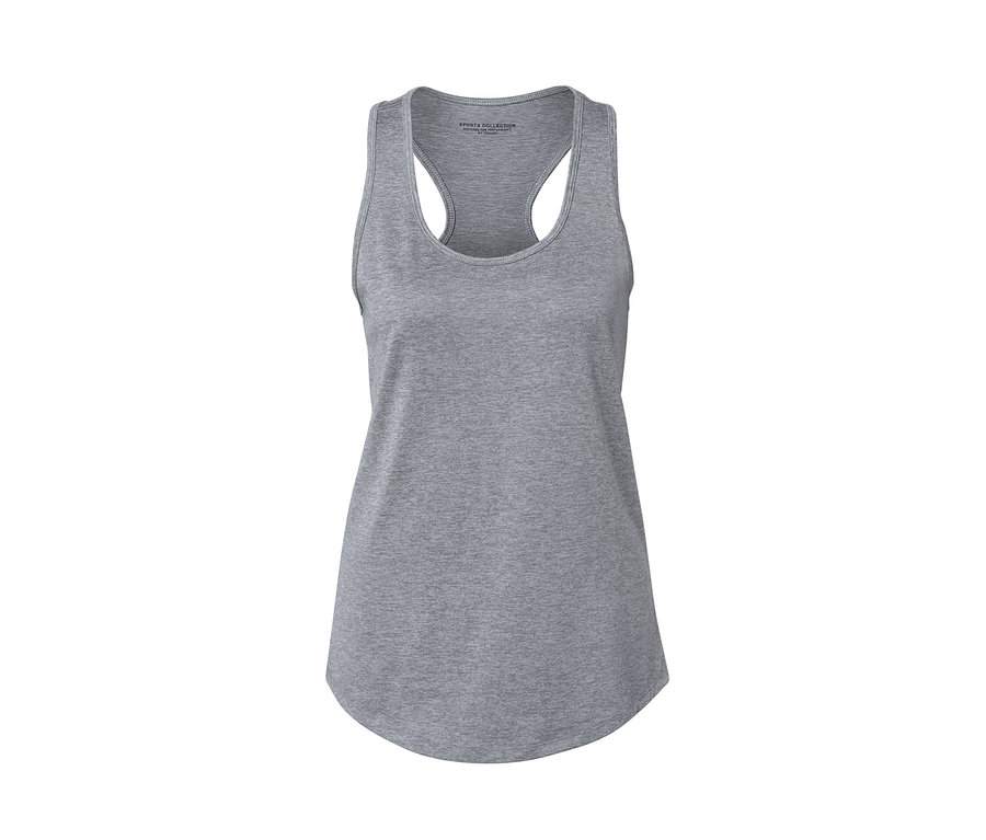 Szürke sporttop.