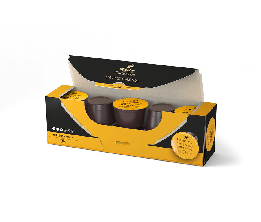 Csomag 10 kapszula Cafissimo Caffè Crema mild.
